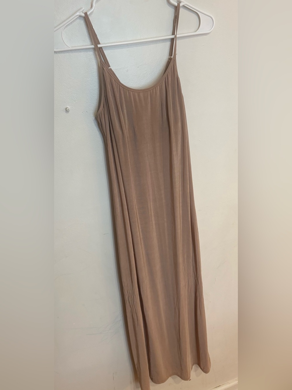 Victoria’s Secret Vintage Y2K Slip Dress Taupe Maxi size 36 w bra medium